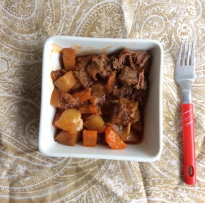 Slowcooked Beff and Potatoes