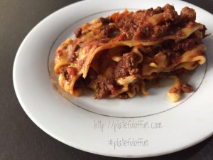 http://platefuloffun.com Slowcooked Lasagna