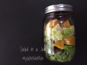 http://platefuloffun.com Salad in a Jar 